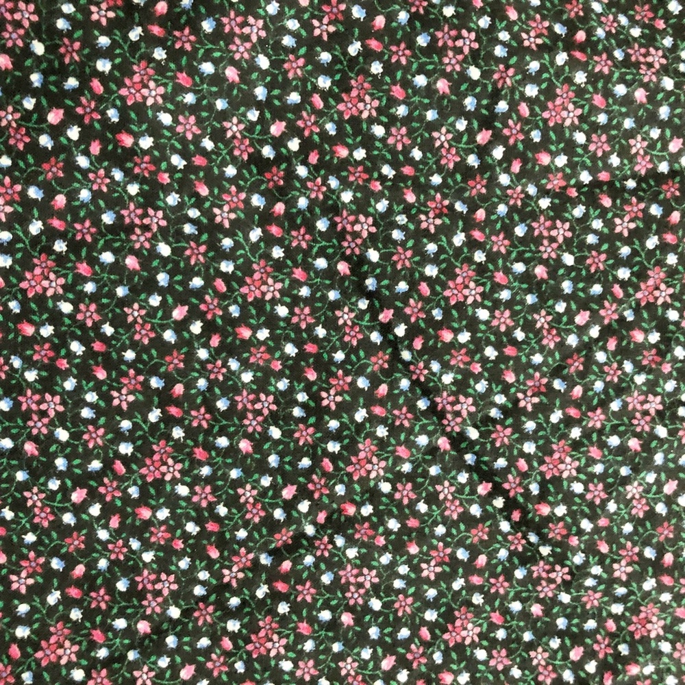Handmade Prairie Long Dress Amish Mennonite Calico Print L/S Modest w Bonnet - Picture 10 of 11